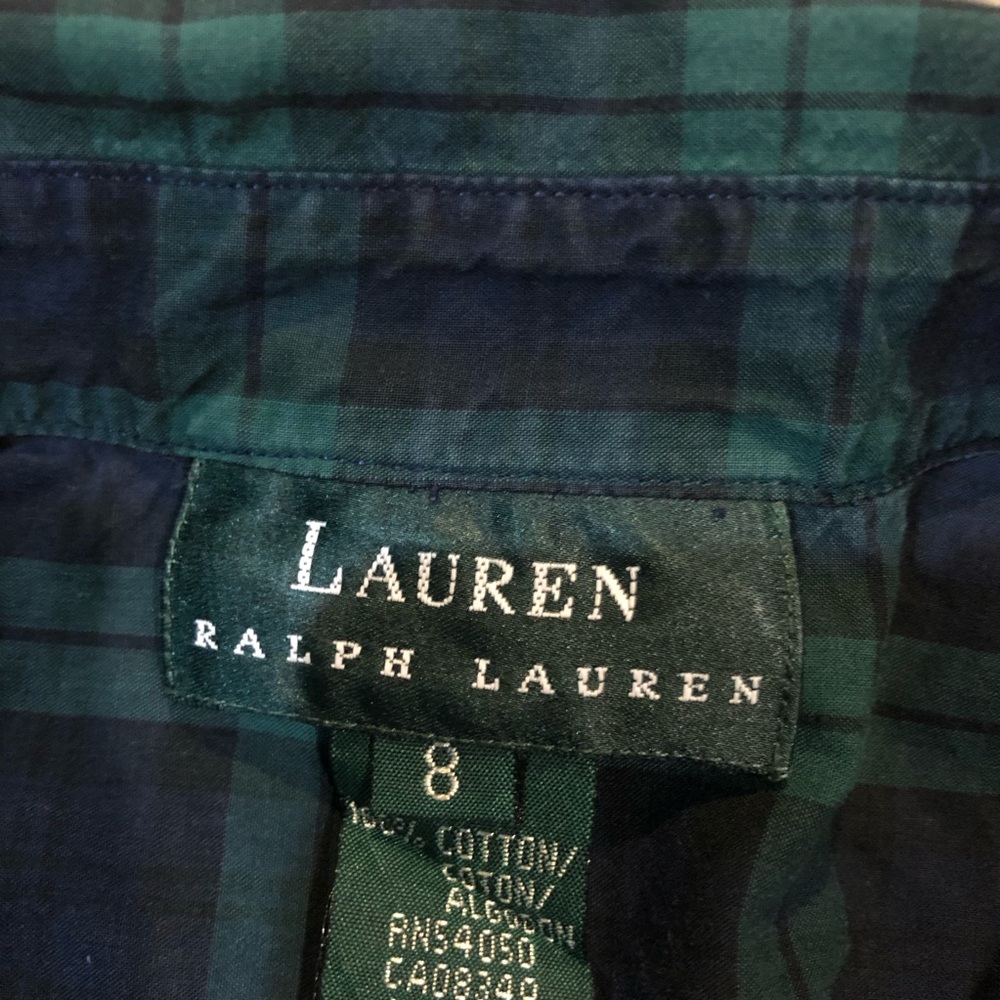 Plaid Polo Ralph Lauren button up - Picture 4 of 4